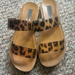 Steven Madden Cheetah Sandals 😊✨🤍